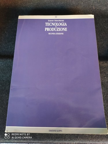 Tecnologia produzione - e,