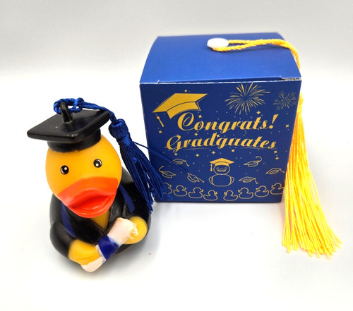 Anatra gomma per laurea - per, con