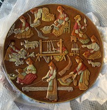 Enorme Piatto Sardo 55cm