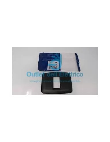 Gewiss placca posti nero - gewiss, 1
