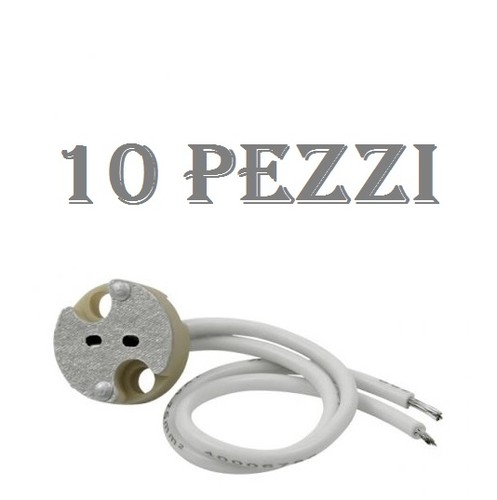 Portalampada gu5 ceramica - portalampada,