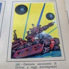 FIGURINA N.195 FANTASCIENZA ED. MARTE ANNI ‘60 OTTIMA DA RECUPERO