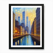 Città di notte 5 stampa