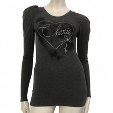 DENNY ROSE Maglia grigia cuore