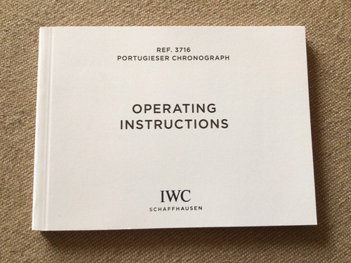 Libretto istruzioni iwc - libretto,