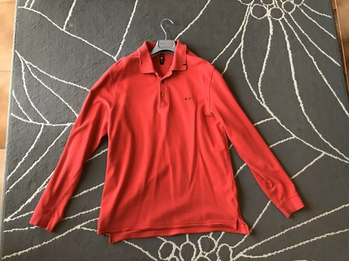 Sun polo manica lunga rossa - sun,