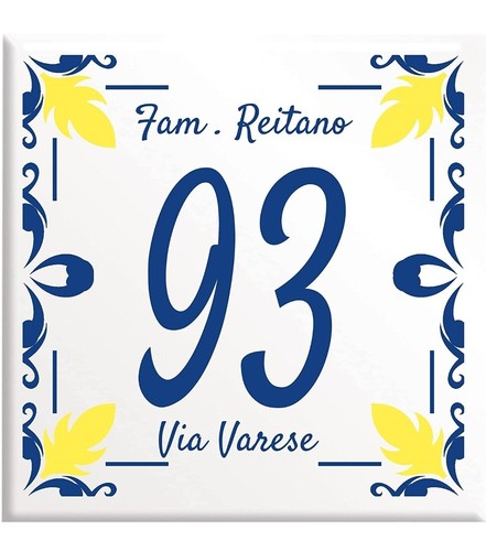 Numero civico personalizzato - numero,