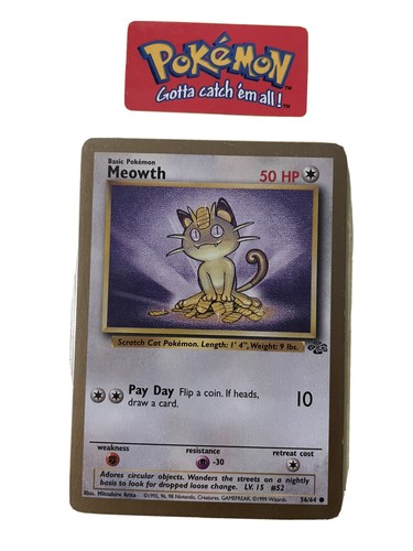 Meowth giungla bordo oro - giungla,