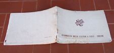 Catalogo COLOMBOTTO ROSSO STEFANO Bulloneria Torino 1949 Brochure Pubblicità