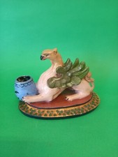 Calamaio,  Ceramica Giambattista Ronconi,  1880,h cm 11, Base 16,5x10,5 Cm.