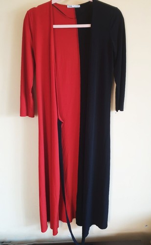 Zara maxi cardigan con cintura - zara,
