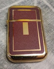 Accendino vintage RONSON color oro e bordeaux