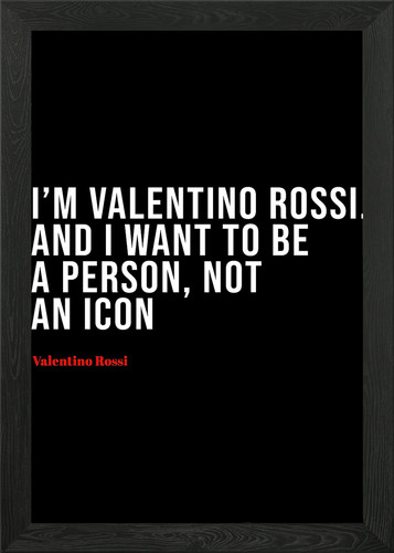 Valentino rossi poster arte - valentino, da