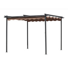 Pergola gazebo acciaio top