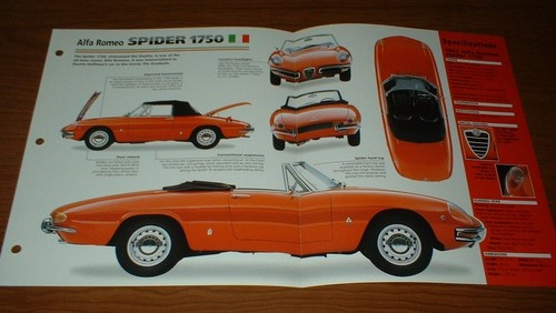 1967 alfa romeo spider 1750 - 1967,