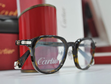 Occhiali Cartier CT0560O argento nero -NUOVI 100% autentici con scatola montatura certificato