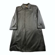Vintage Men Long Trench Coat Military green size M-L
