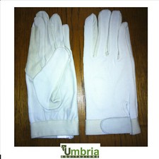  Guanti bianchi vera pelle