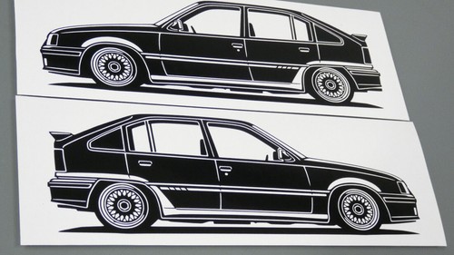 Adesivo opel kadett gsi - adesivo,