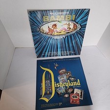 Walt Disneys Bambi Soundtrack Complete Story Songs & Music Lp  w Booklet G+/G+