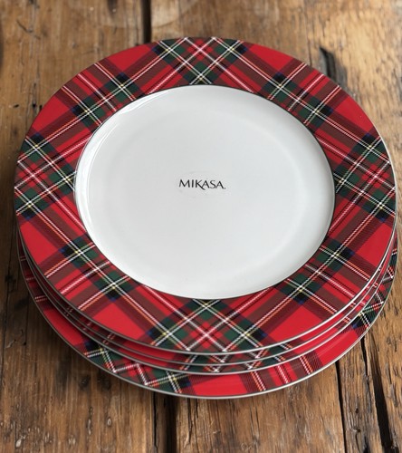 Mikasa tartan rosso plaid - mikasa,