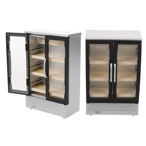 Mini frigo giocattolo argento - mini,