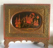 Antico pannello dipinto a mano