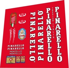 SET ADESIVI CORNICE PINARELLO MONTELLO CONTORNO BIANCO/NERO CON SL