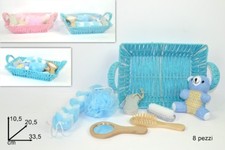 set bellezza bagno ROSA E CELESTE CONFEZIONE REGALO 