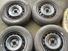 4 PNEUMATICI 205/60-16 96H CEAT WINTERDRIVE CON CERCHI FORD INVERNALI  USATI