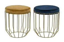 POUF  IMBOTTITO puf sedia  VELLUTINO puff sgabello moderno CAMERA CAMERETTA