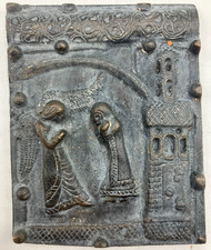 Plaque en Bronze miniature