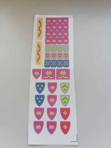 Lego 375 castello sticker - 375,