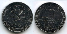 Uncirculated 100 lire, San