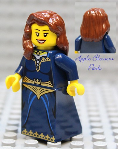 Lego blu scuro minifig femmina - lego,