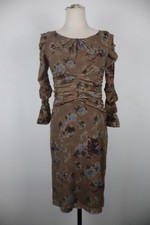 LIU JO VESTITO MANICA 3/4 DONNA TG 42 WOMAN CASUAL VINTAGE DRESS ABITO