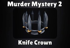 Robl0x Knife Crown Hat Murder
