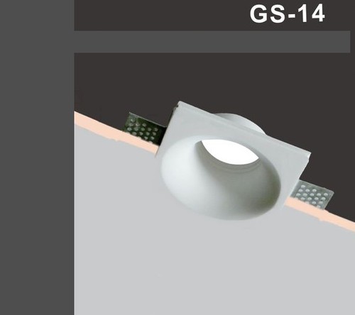 Faretto gesso quadrato - in,