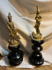 Coppia Di Sculture Di