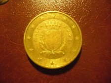  MALTA 50 CENTESIMI 2008 BELLA MONETA CIRCOLATA