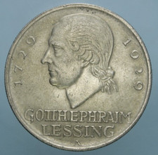 GERMANIA 5 MARK 1929 A SILVER