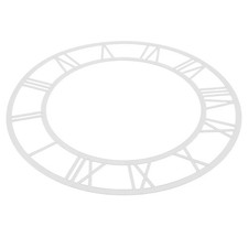  Adesivo per orologio da parete fai da te con numeri romani, superficie a