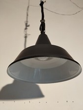 lampada sospensione industriale anni '70