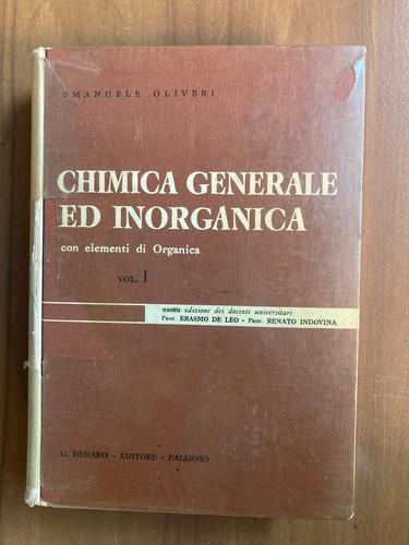 Chimica generale inorganica - generale,