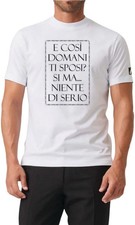 Aldo Giovanni e Giacomo MYAGG T-Shirt Domani Ti Sposi? Bianca L