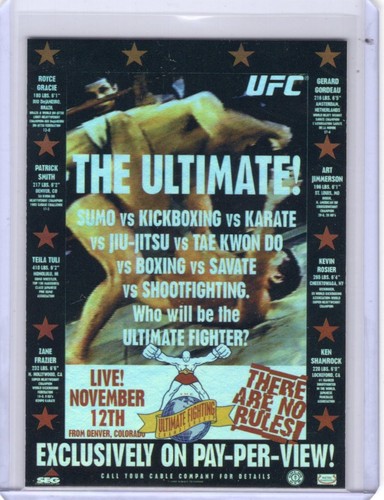Poster combattimento topps ufc - topps,