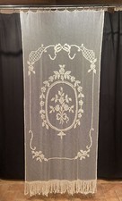 Antica Tenda Liberty In Filet  270x120cm Ottime Condizioni