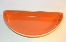 Ancien PLAT céramique DEMI LUNE VIDE POCHE Design Romano FROSECCHI vintage 70