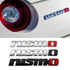 1PZ Per NISSAN NISMO FAIRLADY GTR 370Z Lato Posteriore Metallo LOGO Emblemi Ornamenti