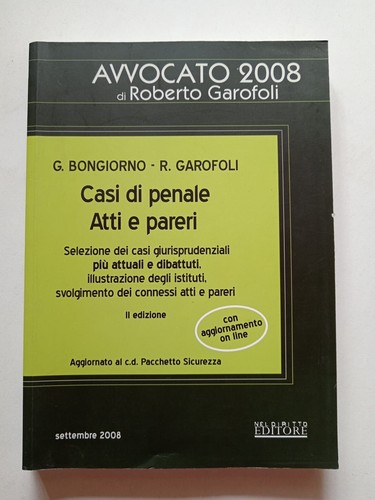 Casi penale atti pareri - di,